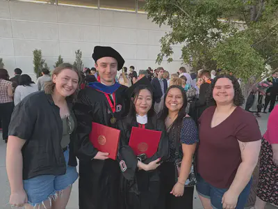 Yujin Kim, Dr. John Ursino, and ARC Lab Students